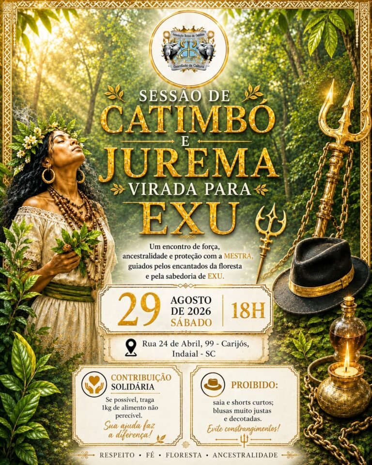 ✨ SESSÃO DE CATIMBÓ E JUREMA — VIRADA PARA EXU ✨